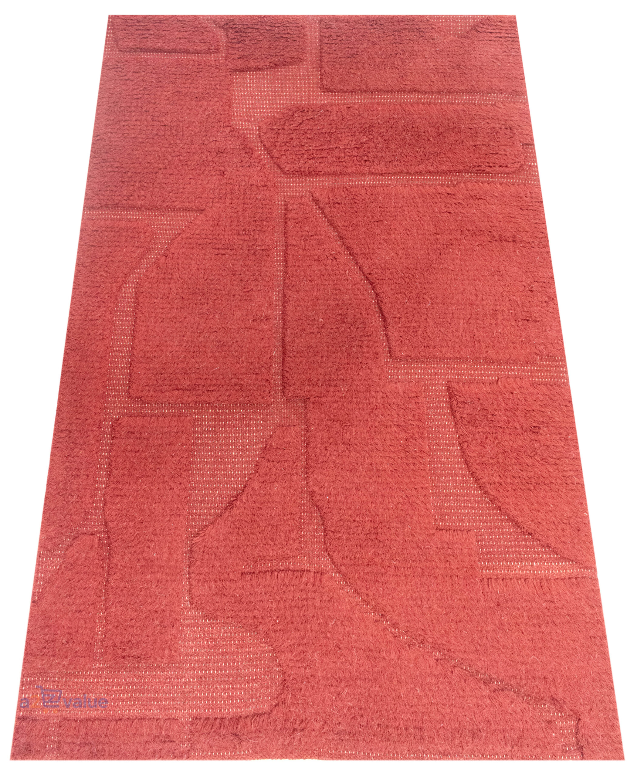 Aeon Geometric Hand-Knotted Area Rug in Alabaster - Image 4