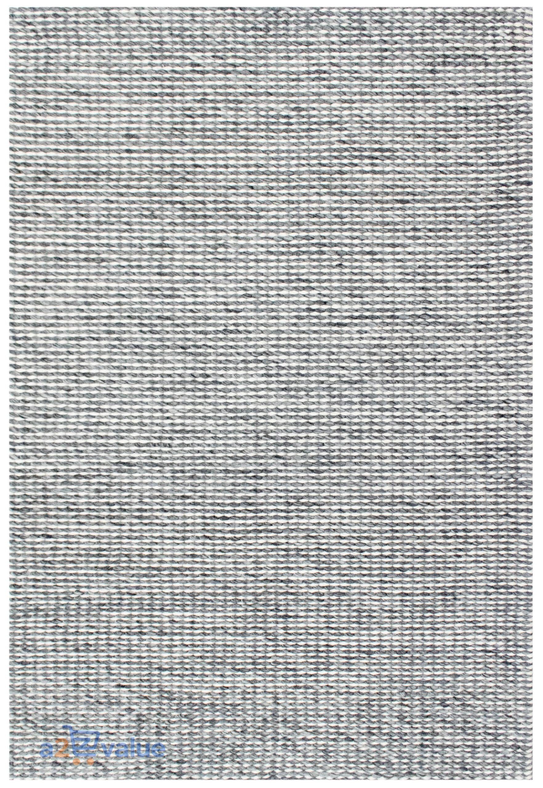 Hand-Woven Chunky Diamond Jute Rug