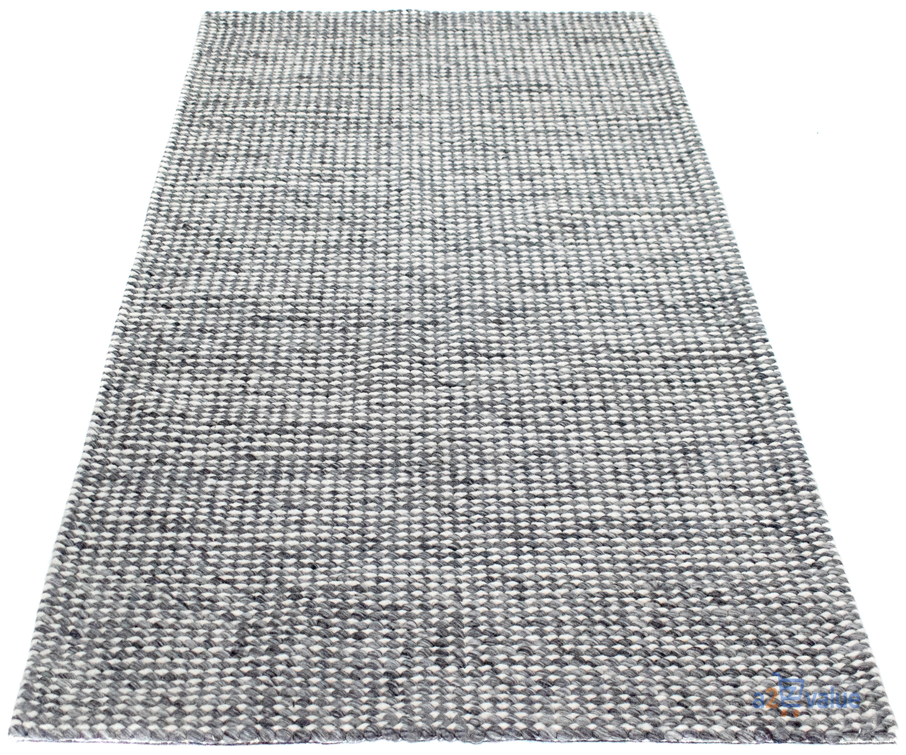 Hand-Woven Chunky Diamond Jute Rug - Image 5