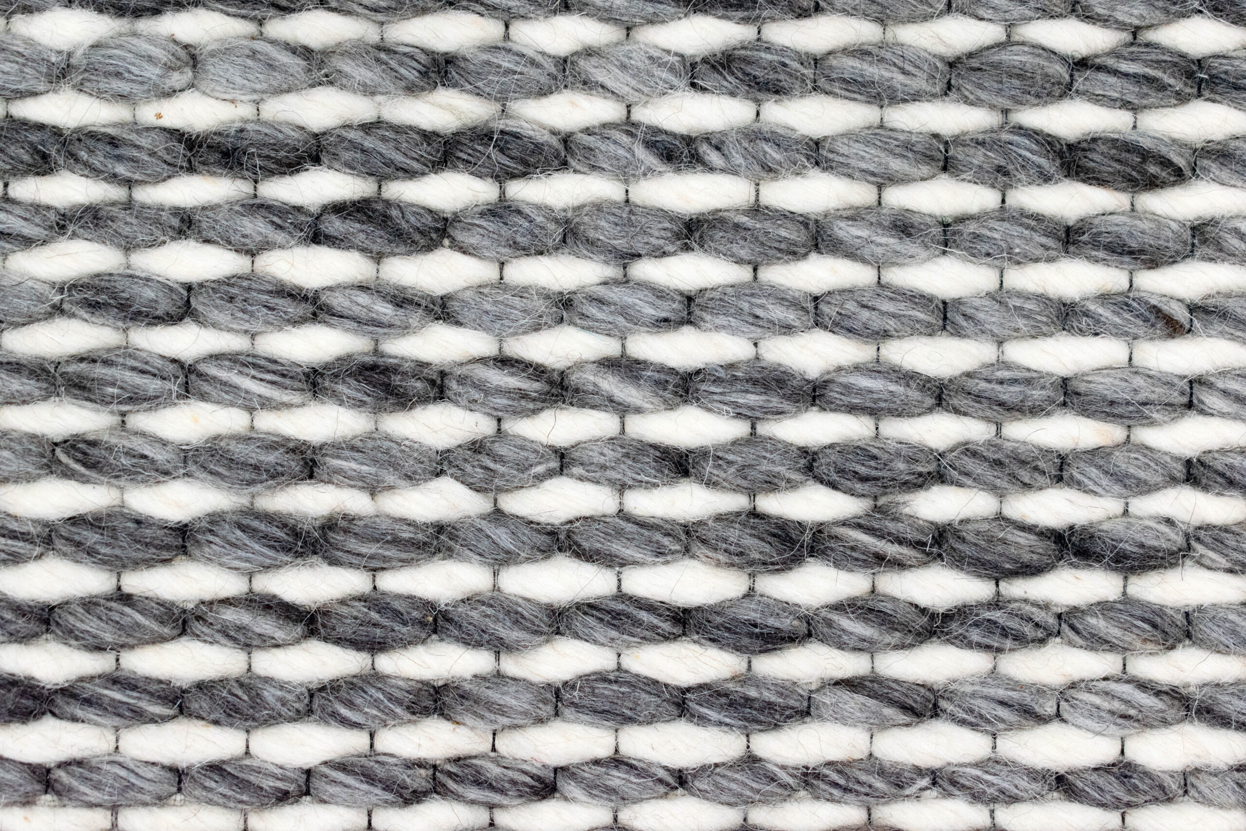 Hand-Woven Chunky Diamond Jute Rug - Image 6