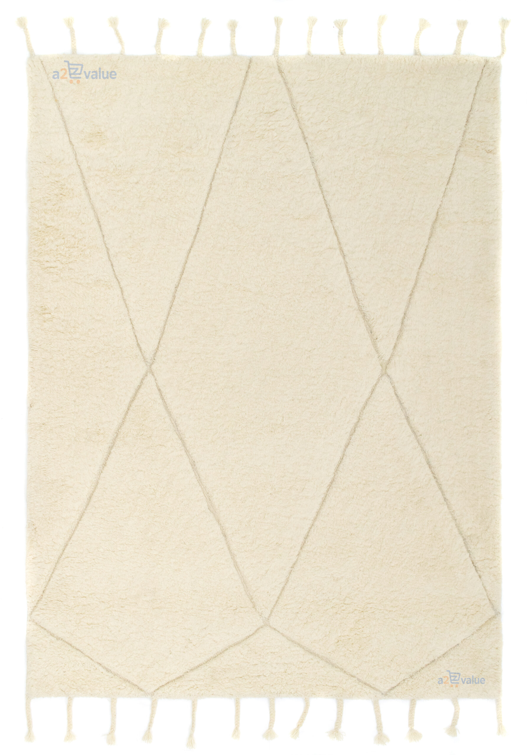 Nordic Abstract Tufted Rug – Earth Tones Geometric
