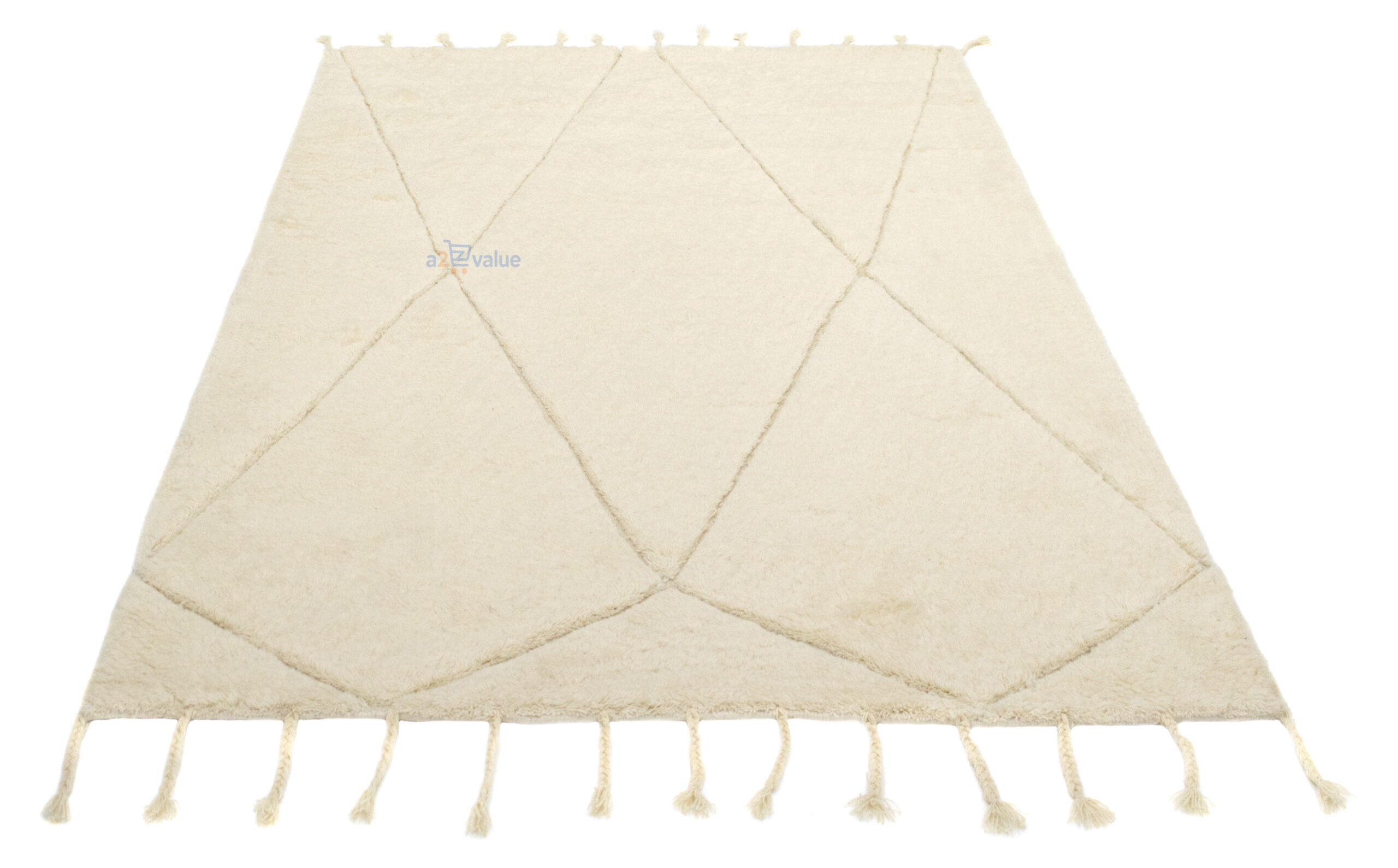 Nordic Abstract Tufted Rug - Earth Tones Geometric - Image 4