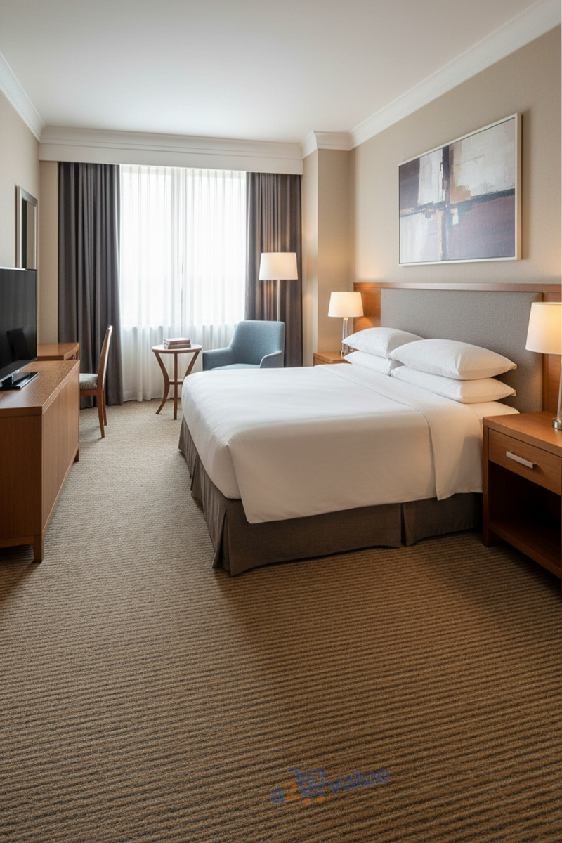 Hand-Woven Natural Jute and Gray Wool Striped Area Rug